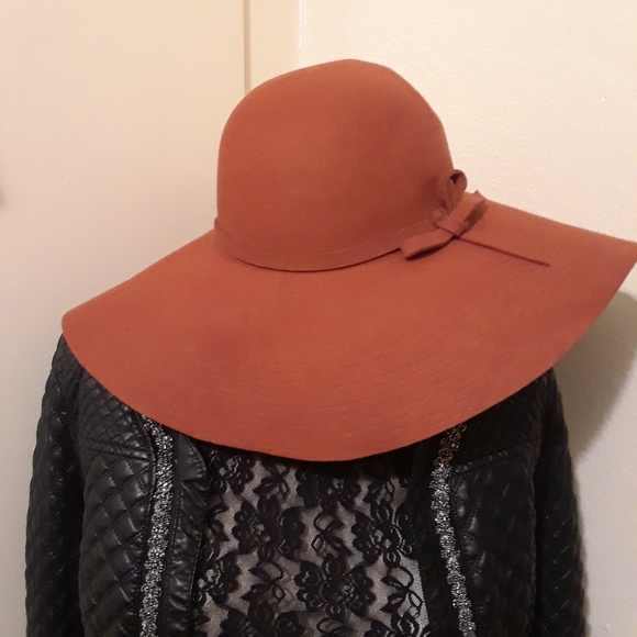 None Accessories - Wool Wide Brim Floppy Hat